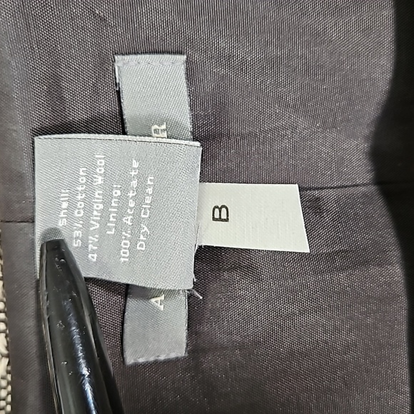 Ann Taylor Women's Brown Wool-Cotton Blend Button-Up Jacket Size 6 - Picture 3 of 9